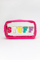 STUFF VARSITY TRAVEL MAKEUP POUCH