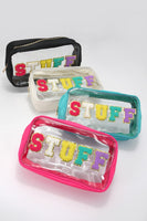 STUFF VARSITY TRAVEL MAKEUP POUCH