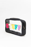 STUFF VARSITY TRAVEL MAKEUP POUCH