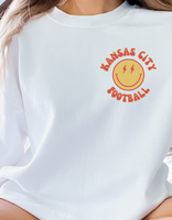 Kansas City Chiefs Smiley Face Sweatshirt