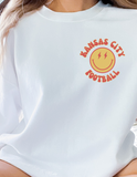 Kansas City Chiefs Smiley Face Sweatshirt