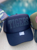 Black Tigers Monochrome Trucker Hat