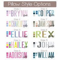 Personalized Kids Snuggle Pillow