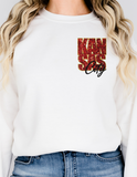 Faux Glitter KC Chiefs Sweatshirt