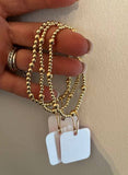 Gold Filled Beaded Bracelet - Waterproof