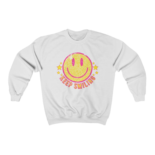 Keep Smiling Happy Face Sweatshirt