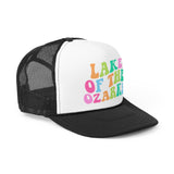 Lake of the Ozarks Colorful Retro Print Trucker Hat