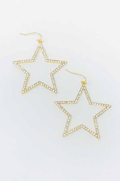 Seriously Stellar Earrings, Gold