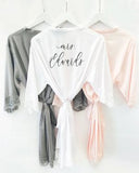 Personalized Satin Lace Robes