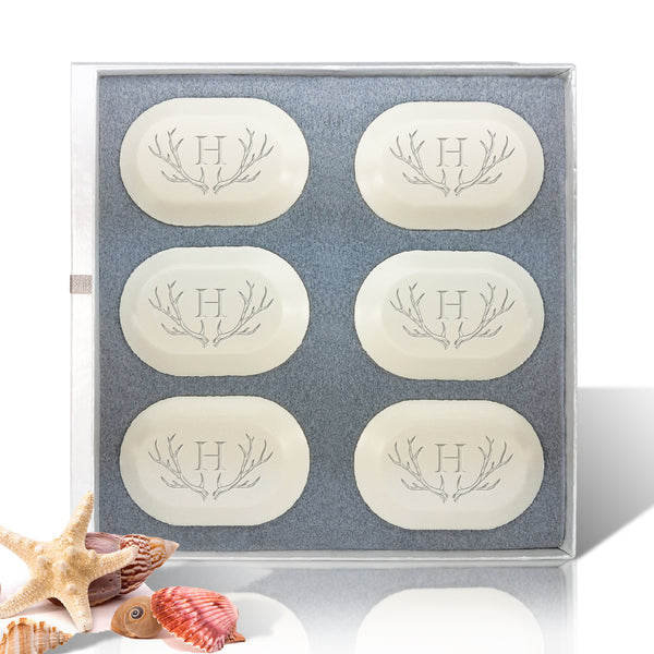 Eco Luxury Antler Monogram Soap Set