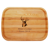 Buck Lodge Personalized Cutting Board