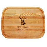 Buck Lodge Personalized Cutting Board