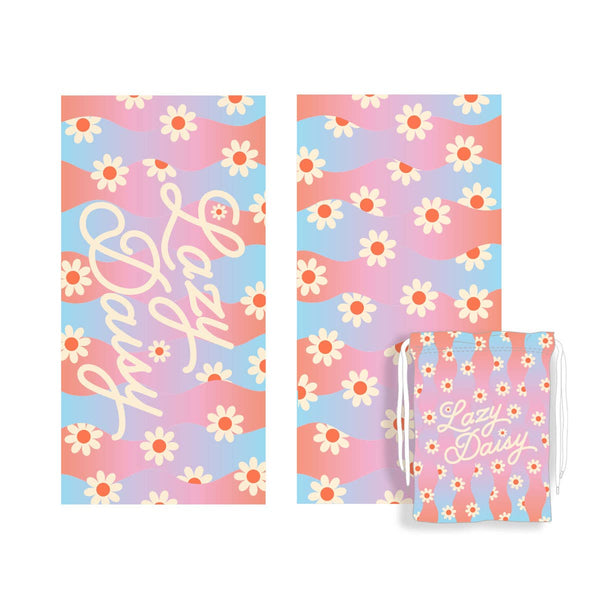 Lazy Daisy Quick Dry Beach Towel