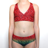 Mermaid Bikini Set Seven Seas Rainbow Pattern