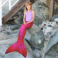 Swimmable Mermaid Tail Fiji Red