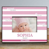 New Baby Girl Personalized Frame-New Baby Boy Personalized Frame-Custom New Baby Frame