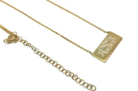 Small Monogram Bar Necklace