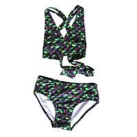 Mermaid Bikini Set in Dragon Tail Pattern