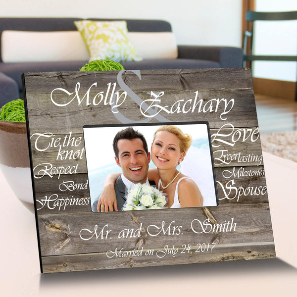 Tying The Knot Wooden Picture Frame