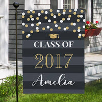 Personalized Graduation Garden Flag