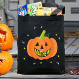 Personalized Trick or Treat Treat-Personalized Halloween Tote