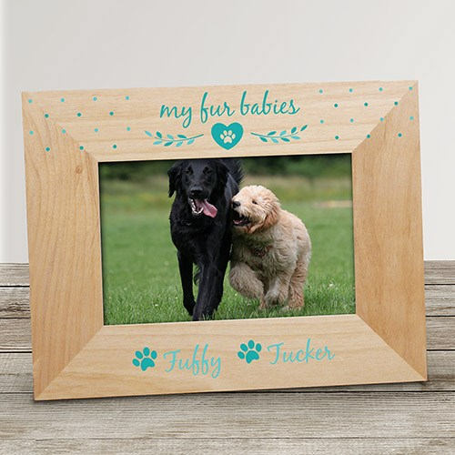 Personalized Fur Babies Pet Frame-Fur Baby Pet Frame-Wood Pet Frame-Dog Frame-Cat Frame-Pet Lovers Frame