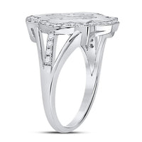 Monogram Sterling Silver Quatrefoil Ring